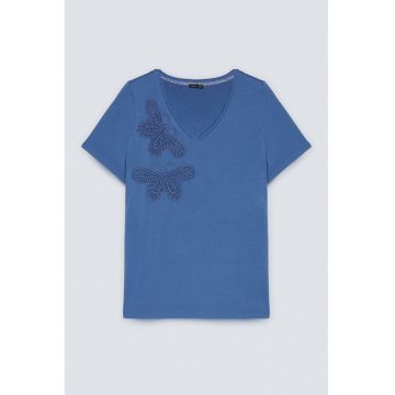 Tricou cu broderie