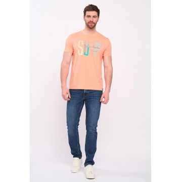 Tricou de bumbac cu imprimeu text