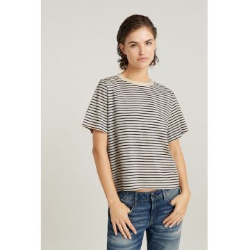 Tricou de bumbac organic cu model in dungi