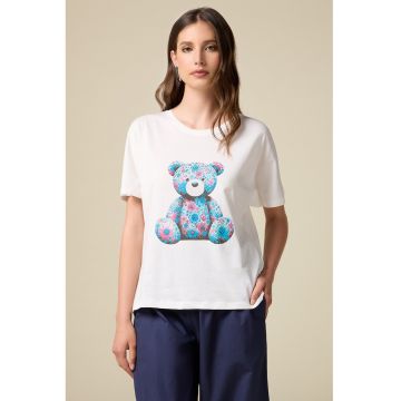 Tricou din bumbac cu imprimeu