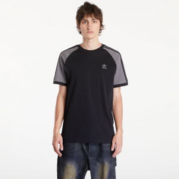 Tricou adidas Cb 3-Stripes Tee Black/ Grey Four