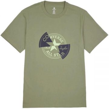 Tricou barbati Converse Distort Tee 10026427-A03, L, Verde