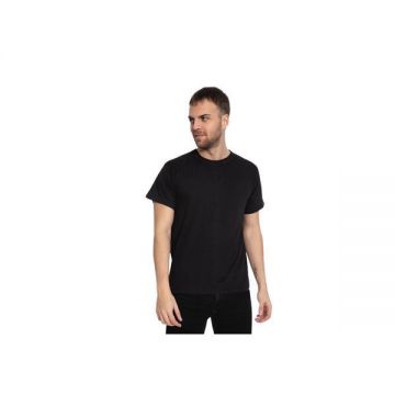 Tricou barbati, imprimeu simplu - fara model, Negru, M