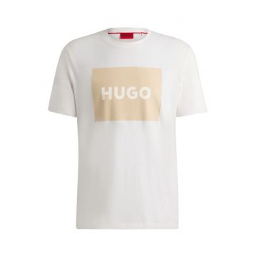 Tricou de bumbac cu imprimeu logo Dulive