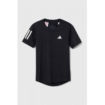 adidas Performance tricou copii B CLUB 3STR TEE culoarea negru, cu imprimeu, HR4229