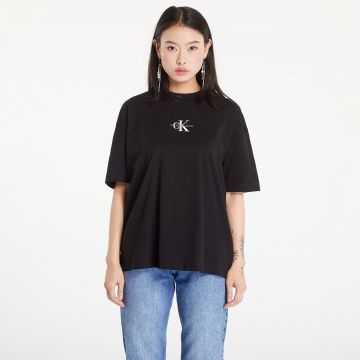 Tricou Calvin Klein Jeans Monogram Boyfriend T-Shirt Black