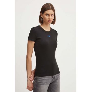 Hugo Blue tricou femei, culoarea negru, 50523924