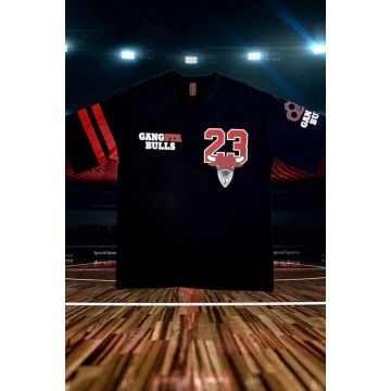 Tricou Gangsta Bulls Negru