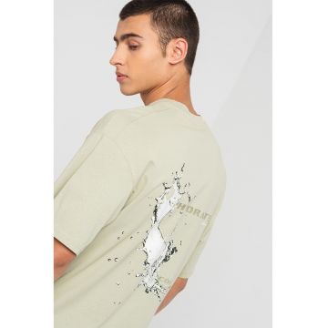 Tricou lejer cu maneci cazute Ocean