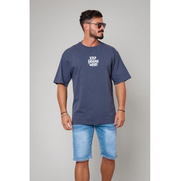 Tricou supradimensionat cu imprimeu