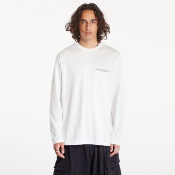 Tricou Y-3 Logo Long Sleeve Tee UNISEX Core White