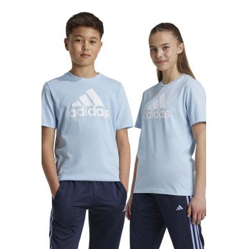 adidas tricou de bumbac pentru copii U BL TEE cu imprimeu, IX9570