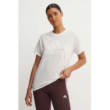 adidas tricou femei, culoarea alb, IS3602