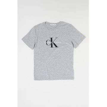 CALVIN KLEIN - Tricou de bumbac organic cu imprimeu logo