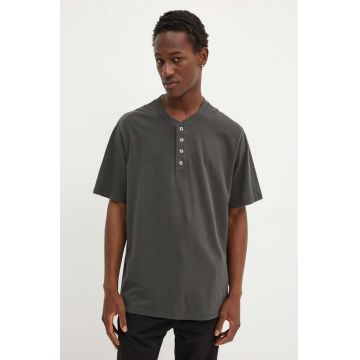 Levi's polo de bumbac culoarea gri, modelator, A7198