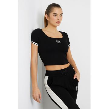 Tricou crop pentru fitness