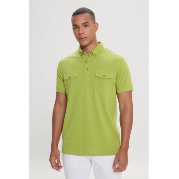 Tricou polo de bumbac