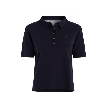 Tricou polo regular fit de bumbac organic