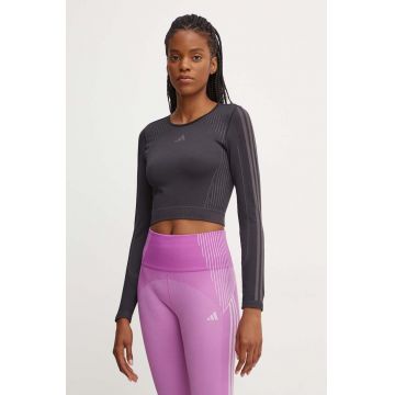 adidas Performance mânecă lungă de antrenament Knit culoarea negru, IX6994