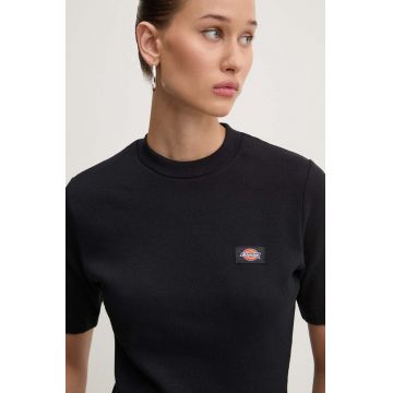 Dickies tricou MARYSVILLE femei, culoarea negru, DK0A4YHD