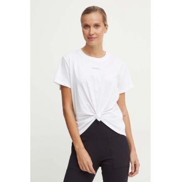 Dkny tricou din bumbac femei, culoarea alb, DP4T9994