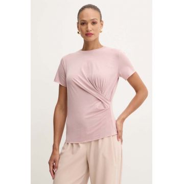 MAX&Co. tricou din bumbac femei, culoarea violet, 2426946051200