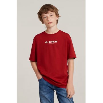 Tricou de bumbac organic cu imprimeu logo