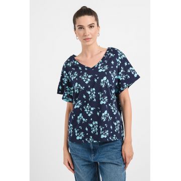 Tricou lejer cu imprimeu floral