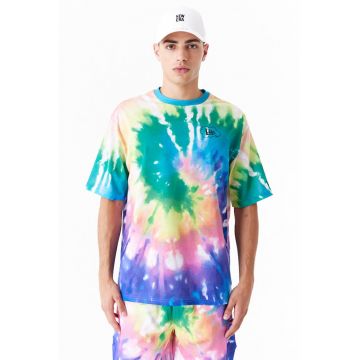 Tricou supradimensionat cu model tie-dye