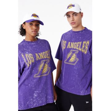 Tricou unisex supradimensionat NBA LA Lakers