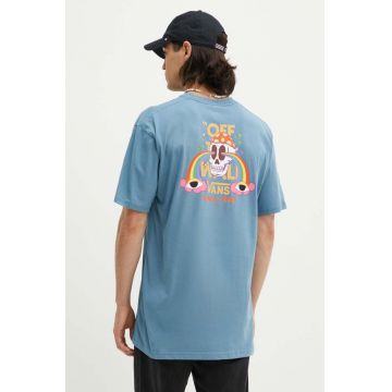 Vans tricou din bumbac barbati, cu imprimeu, VN000KHWJCN1