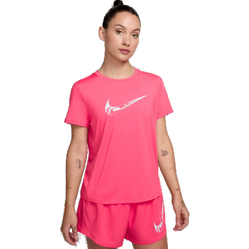 W NK ONE SWOOSH HBR DF SS TOP