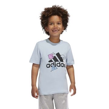 adidas tricou de bumbac pentru copii POS TABLE LK cu imprimeu, IZ0443