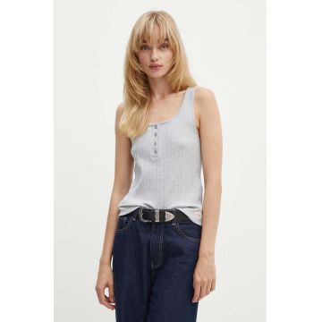 Levi's top femei, culoarea gri, A8776