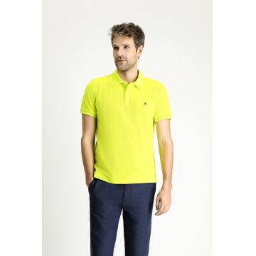 Tricou polo slim fit din bumbac