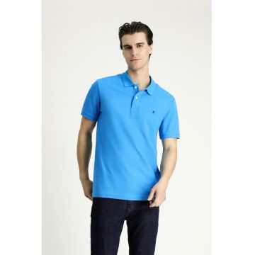 Tricou polo slim fit din bumbac