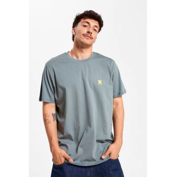 Tricou unisex de bumbac cu logo pe piept Essential