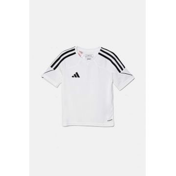 adidas Performance tricou copii TIRO 23SY culoarea alb, cu imprimeu, HR4620