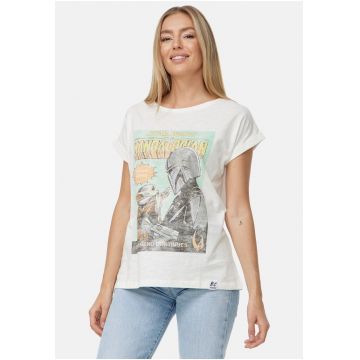 Tricou de bumbac cu decolteu rotund Star Wars The Mandalorian 4039