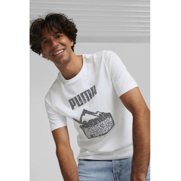 Tricou din bumbac cu imprimeu logo