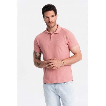 Tricou polo cu model uni