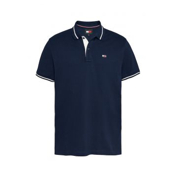 Tricou polo de bumbac cu logo