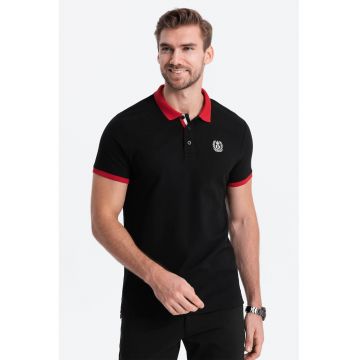 Tricou polo din material pique