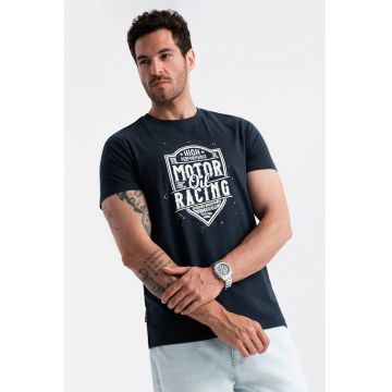 Tricou regular fit cu imprimeu text