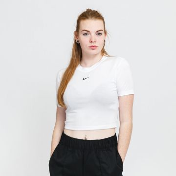 Tricou Nike NSW Essential Tee Slim Crp Lbr White/ Black