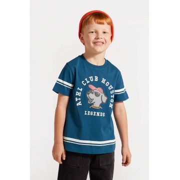 Coccodrillo tricou de bumbac pentru copii cu imprimeu, ACADEMY BOY KIDS