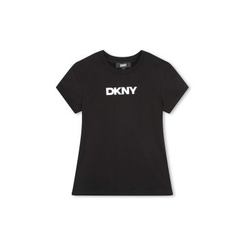 Dkny tricou copii culoarea negru, D62036