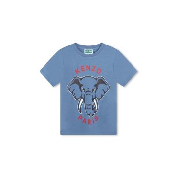 Kenzo Kids tricou de bumbac pentru copii cu imprimeu, K60748