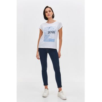 Tricou din bumbac cu imprimeu grafic