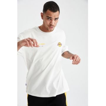 Tricou supradimensionat cu imprimeu Lakers